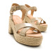 SANDALIAS DE MUJER MUSTANG COURTNEY ORO 59882 60364 - Querol online