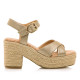 SANDALIAS DE MUJER MUSTANG COURTNEY ORO 59882 60364 - Querol online