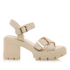 SANDALIAS DE MUJER MUSTANG SABA BEIGE 59863 60372 - Querol online