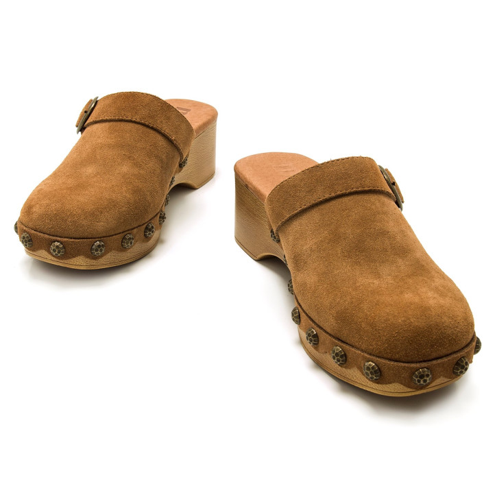 SANDALIAS DE MUJER MUSTANG ELOIS MARRON 59634 60385 - Querol online