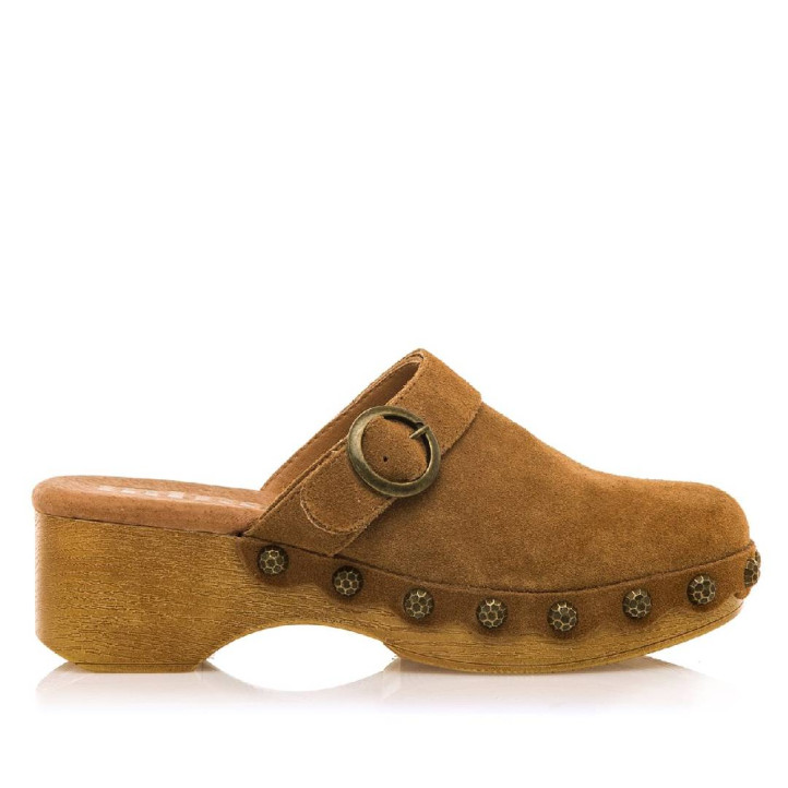 SANDALIAS DE MUJER MUSTANG ELOIS MARRON 59634 60385 - Querol online