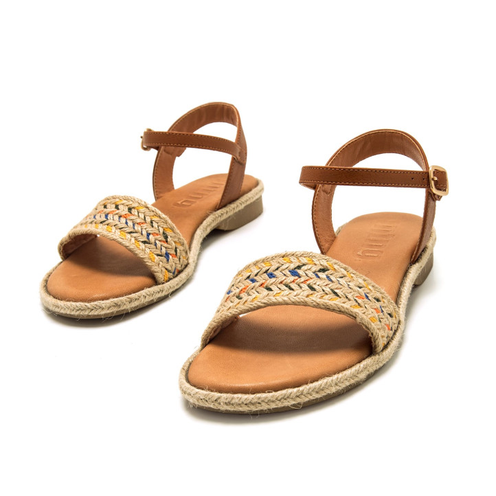 SANDALIAS DE MUJER MUSTANG ANAIS MARRON 54440 60583 - Querol online