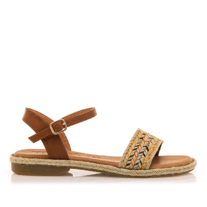 SANDALIAS DE MUJER MUSTANG ANAIS MARRON 54440 60583 - Querol online