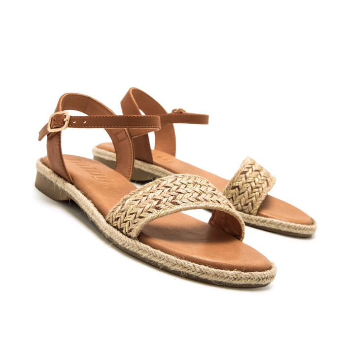 SANDALIAS DE MUJER MUSTANG ANAIS BEIGE 54440 60584 - Querol online