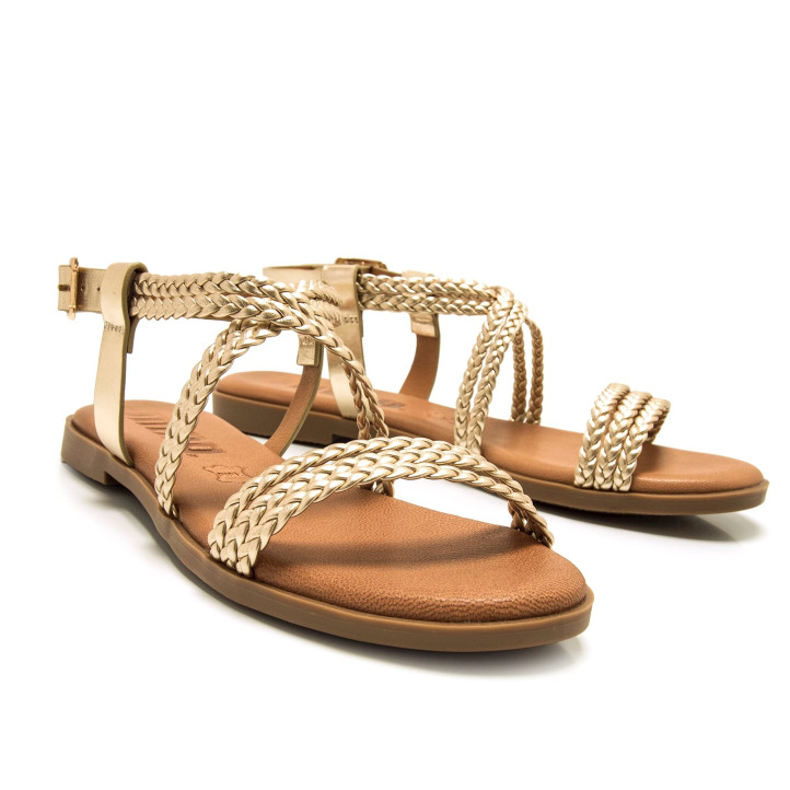 SANDALIAS DE MUJER MUSTANG MARIA ORO 54488 60587 - Querol online