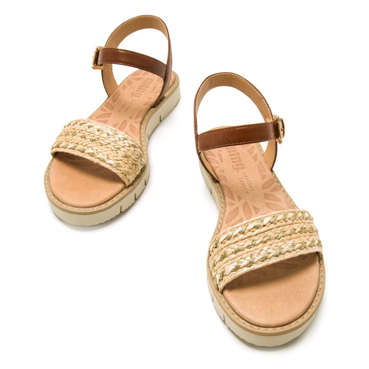 SANDALIAS DE MUJER MUSTANG SIREN L BEIGE 53248 59615 - Querol online