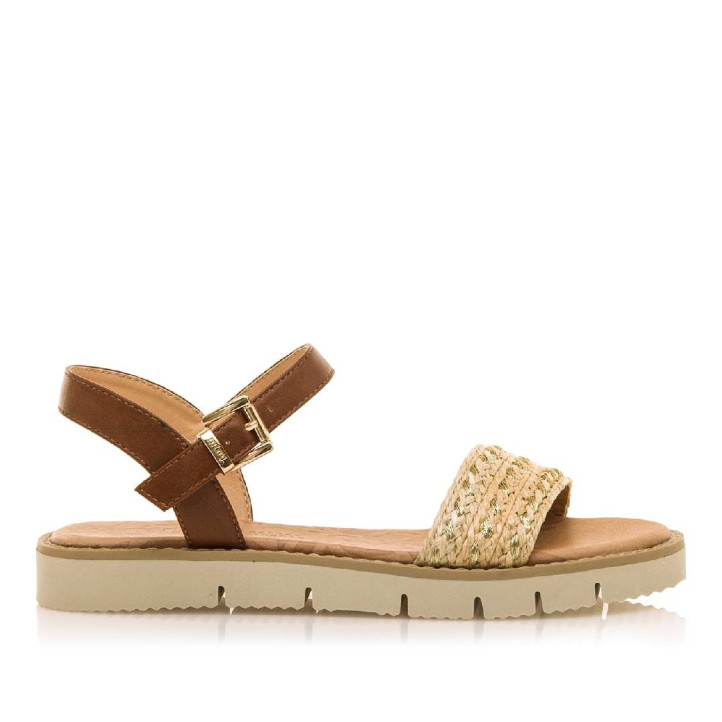 SANDALIAS DE MUJER MUSTANG SIREN L BEIGE 53248 59615 - Querol online