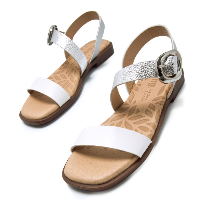 SANDALIAS DE MUJER MUSTANG RUBIE BLANCO 53334 60303 - Querol online