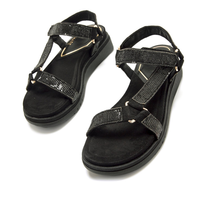 SANDALIAS DE MUJER MARIAMARE CICALA NEGRO 68574 60501 - Querol online