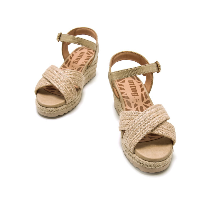 SANDALIAS DE NIñO MTNG KIDS PADME BEIGE 49072 60219 - Querol online