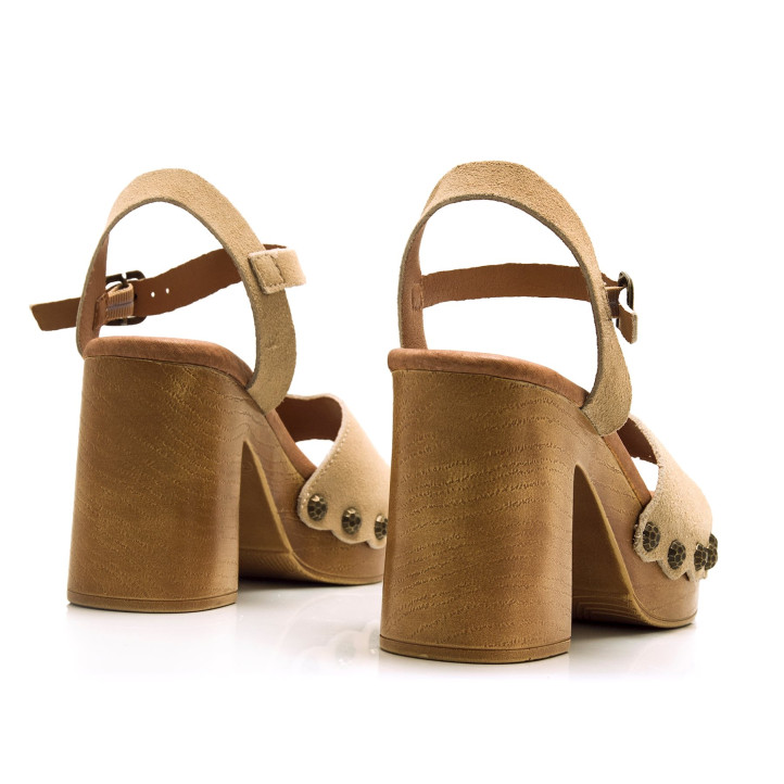 SANDALIAS DE MUJER MUSTANG COYOTE BEIGE 53903 60348 - Querol online