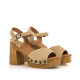 SANDALIAS DE MUJER MUSTANG COYOTE BEIGE 53903 60348 - Querol online