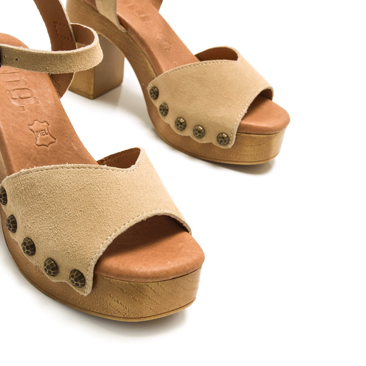 SANDALIAS DE MUJER MUSTANG COYOTE BEIGE 53903 60348 - Querol online