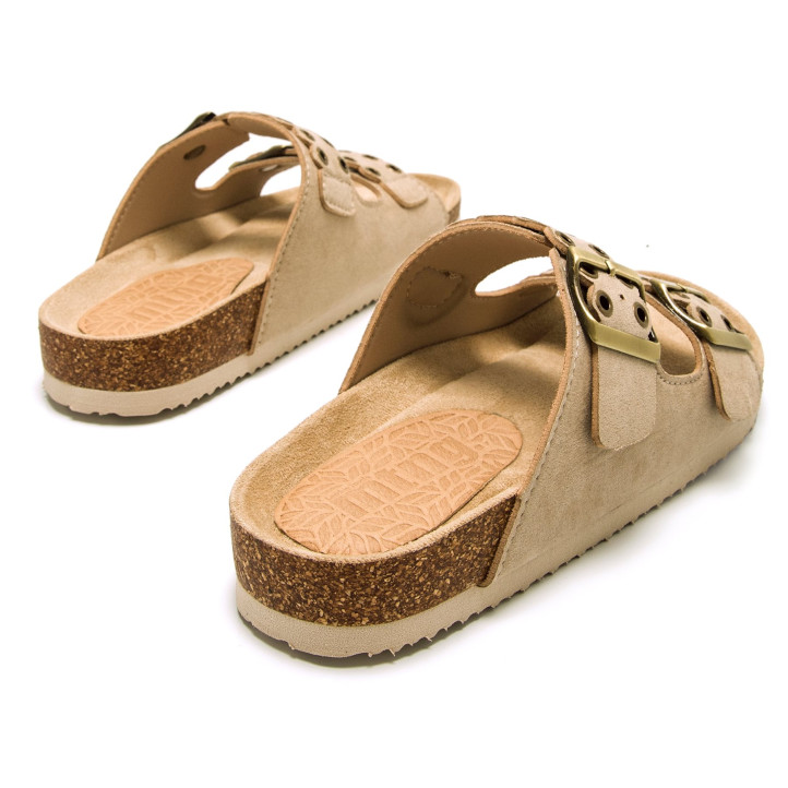 SANDALIAS DE MUJER MUSTANG LAZY BEIGE 59963 60400 - Querol online