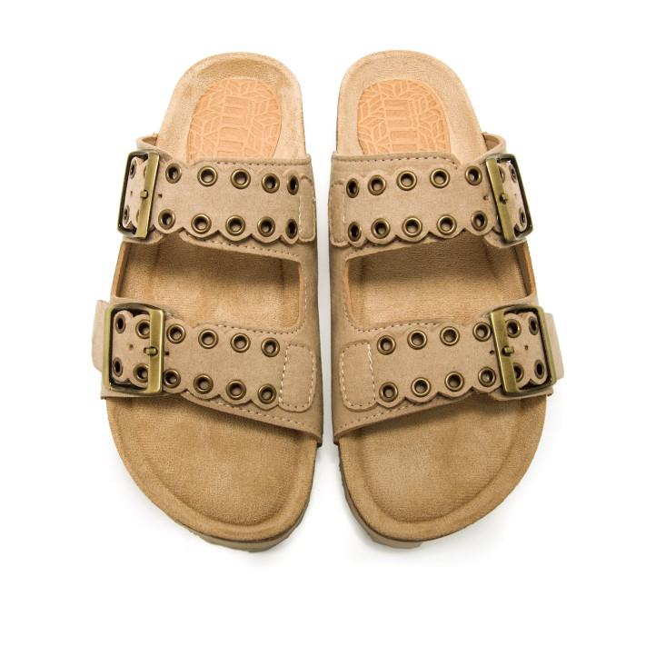 SANDALIAS DE MUJER MUSTANG LAZY BEIGE 59963 60400 - Querol online