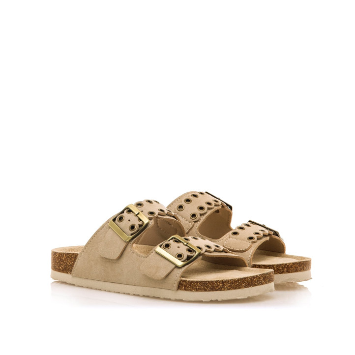 SANDALIAS DE MUJER MUSTANG LAZY BEIGE 59963 60400 - Querol online