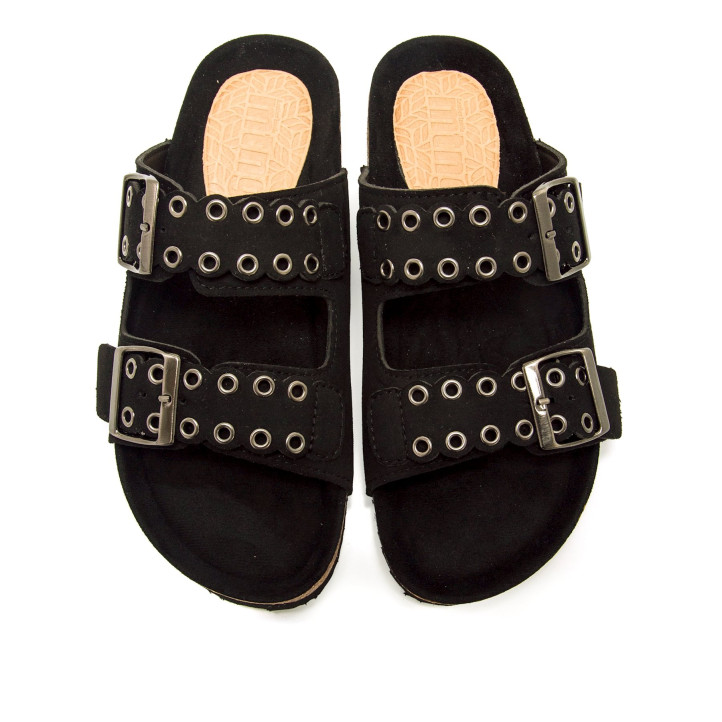 SANDALIAS DE MUJER MUSTANG LAZY NEGRO 59963 60401 - Querol online