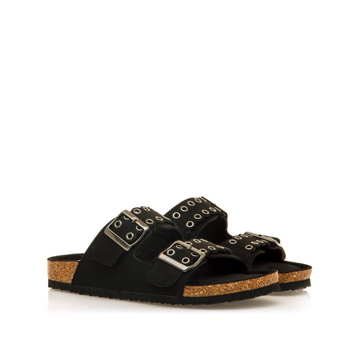 SANDALIAS DE MUJER MUSTANG LAZY NEGRO 59963 60401 - Querol online