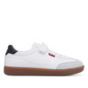 Zapatillas deporte Levi's jackson blancas con suela caramelo