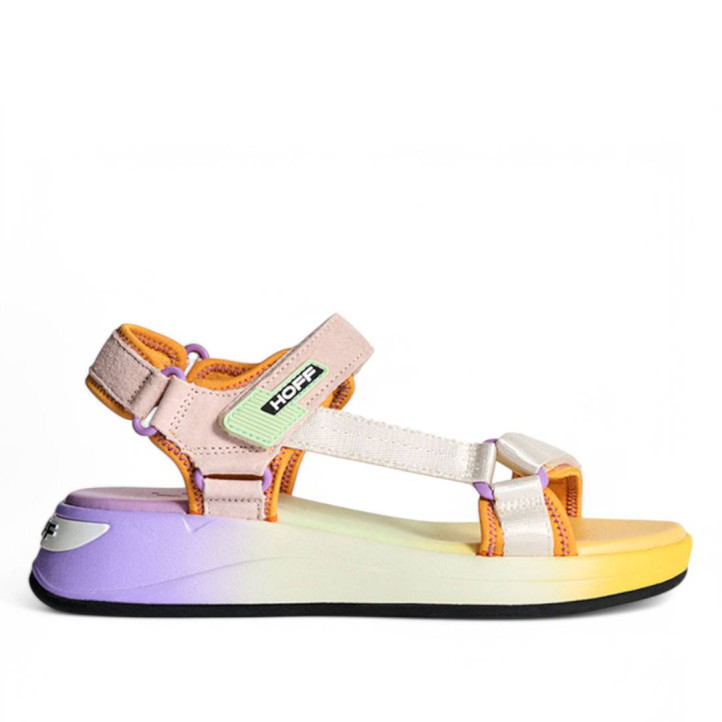 Sandalias planas HOFF redonda multicolor para mujer - Querol online