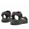 Sandalias planas Mustang tornado negras estilo trekking