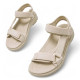 Sandalias planas Mustang tornado beige estilo trekking - Querol online