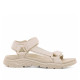 Sandalias planas Mustang tornado beige estilo trekking - Querol online