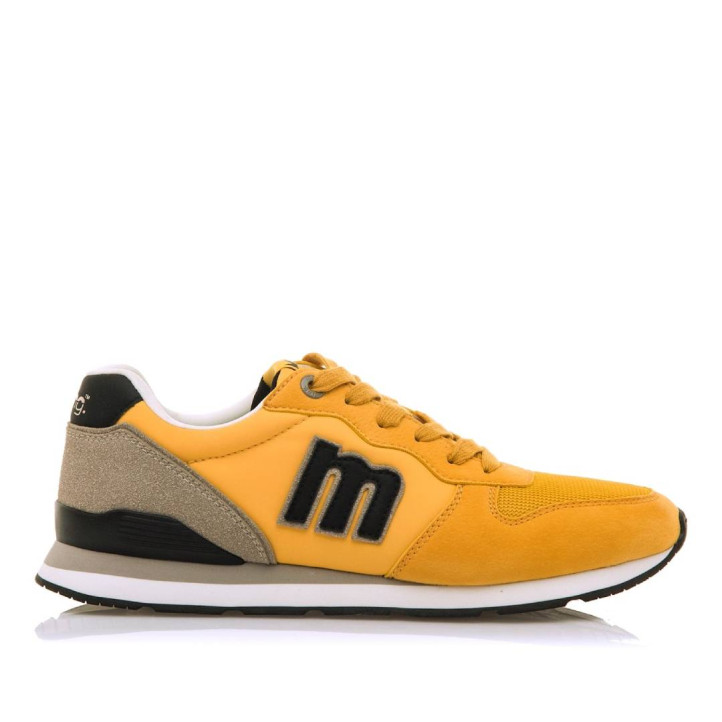 Zapatillas deportivas Mustang joggo classic amarillo mostaza - Querol online