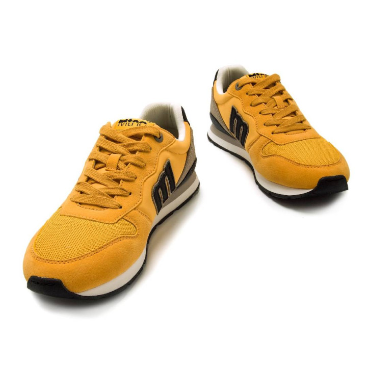 Zapatillas deportivas Mustang joggo classic amarillo mostaza - Querol online