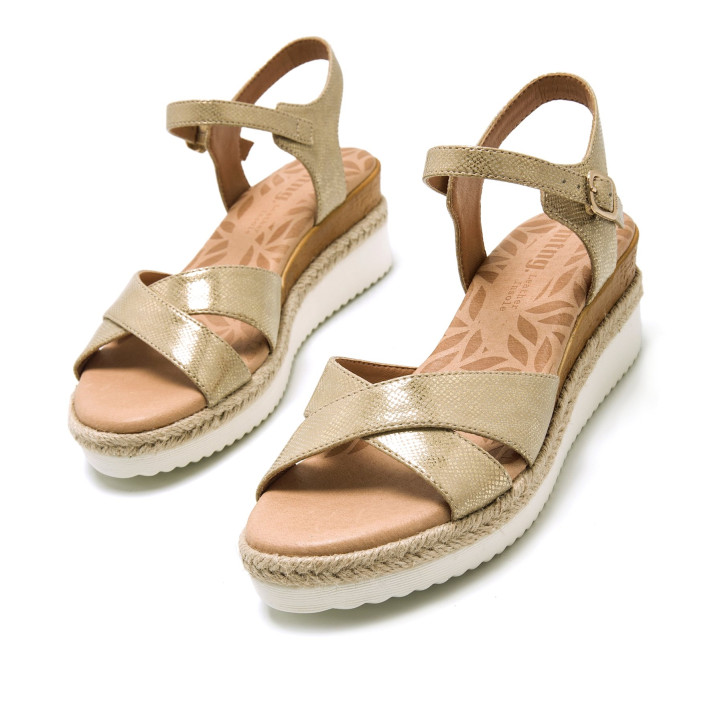 SANDALIAS DE MUJER MUSTANG ELIF ORO 59916 60397 - Querol online