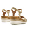SANDALIAS DE MUJER MUSTANG ELIF ORO 59916 60397