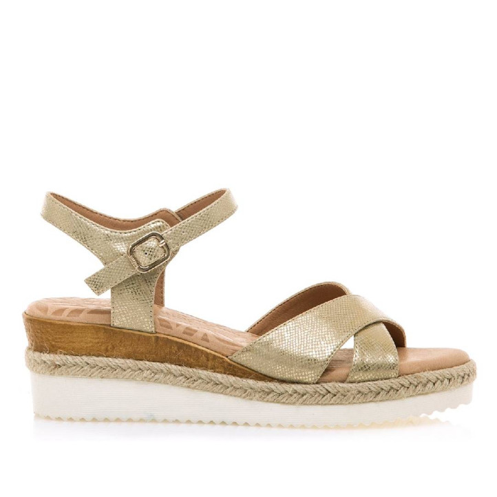 SANDALIAS DE MUJER MUSTANG ELIF ORO 59916 60397 - Querol online