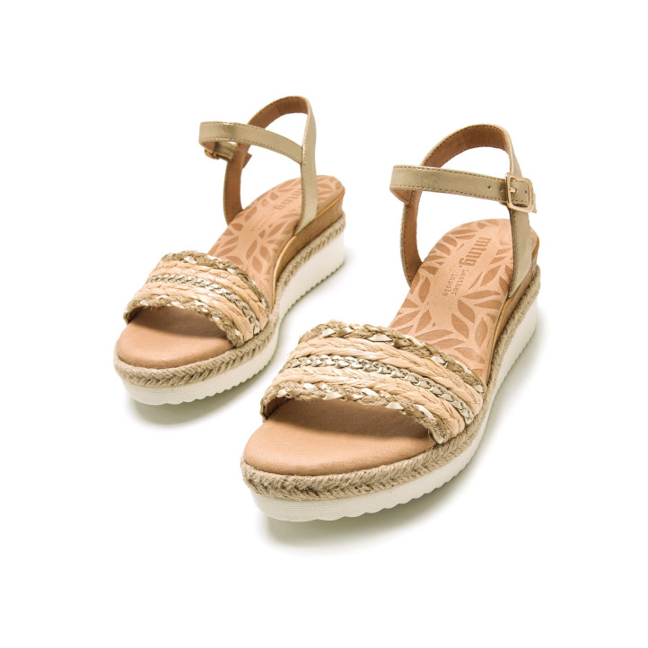 SANDALIAS DE MUJER MUSTANG ELIF ORO 53338 60299 - Querol online