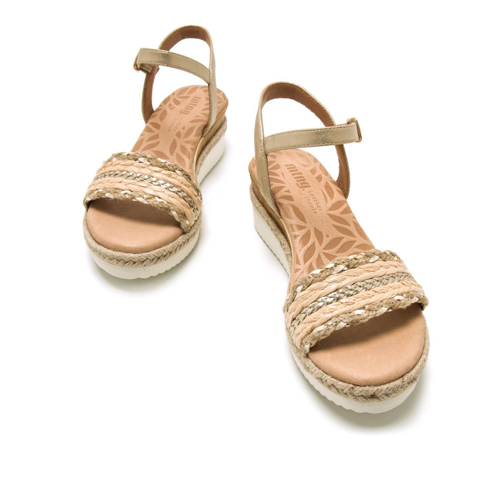 SANDALIAS DE MUJER MUSTANG ELIF ORO 53338 60299 - Querol online