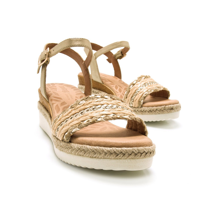 SANDALIAS DE MUJER MUSTANG ELIF ORO 53338 60299 - Querol online