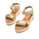 SANDALIAS DE MUJER MARIAMARE DELIA BEIGE 68579 60498 - Querol online