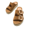 SANDALIAS DE MUJER MUSTANG LION MARRON 54160 60338
