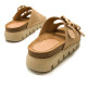 SANDALIAS DE MUJER MUSTANG LION BEIGE 54160 60337 - Querol online