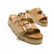 SANDALIAS DE MUJER MUSTANG LION BEIGE 54160 60337 - Querol online