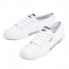 Zapatillas lona Pepe Jeans básicas blancas algodón para mujer