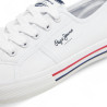 Zapatillas lona Pepe Jeans básicas blancas algodón para mujer