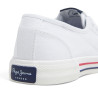 Zapatillas lona Pepe Jeans básicas blancas algodón para mujer
