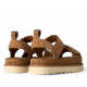 Sandalias plataformas UGG goldenstar chestnut con velcro - Querol online