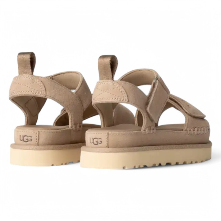 Sandàlies plataformes UGG goldenstar sand amb velcro - Querol online