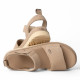 Sandàlies plataformes UGG goldenstar sand amb velcro - Querol online