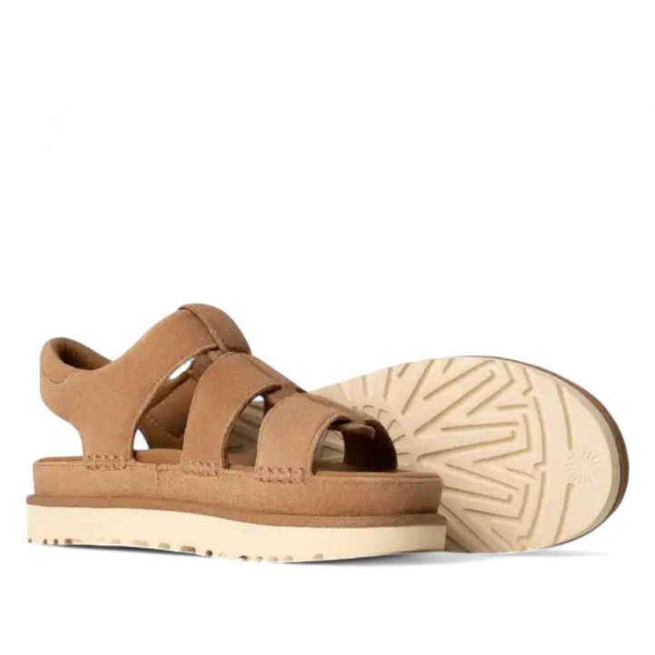 Sandalias plataformas UGG goldenstar strap chestnut - Querol online