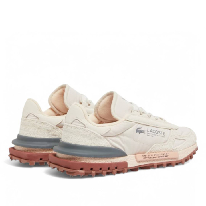 Zapatillas urban Lacoste elite active white con light pink para mujer - Querol online