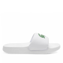 Chanclas Lacoste serve slide 1.0 white para mujer - Querol online