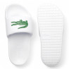 Chanclas Lacoste serve slide 1.0 white para mujer