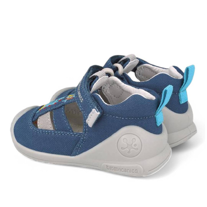 Zapatos Biomecanics 252177 azules con dinosaurios be happy - Querol online